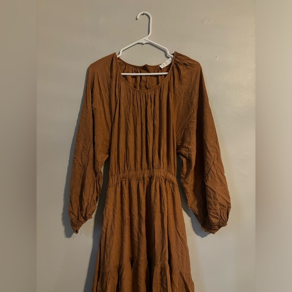 ASTR the Label dress floral cutout long sleeve midi size Small L - Picture 2 of 5